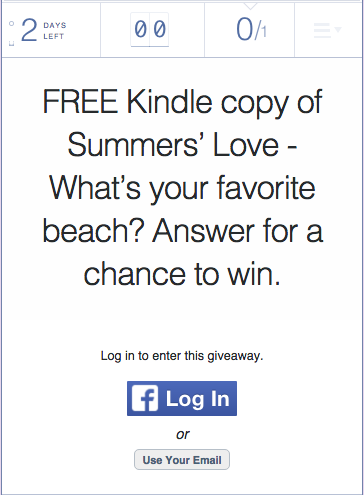 FREE Kindle copy of Summers’ Love - What’s your favorite beach? Answer for a chance to win.